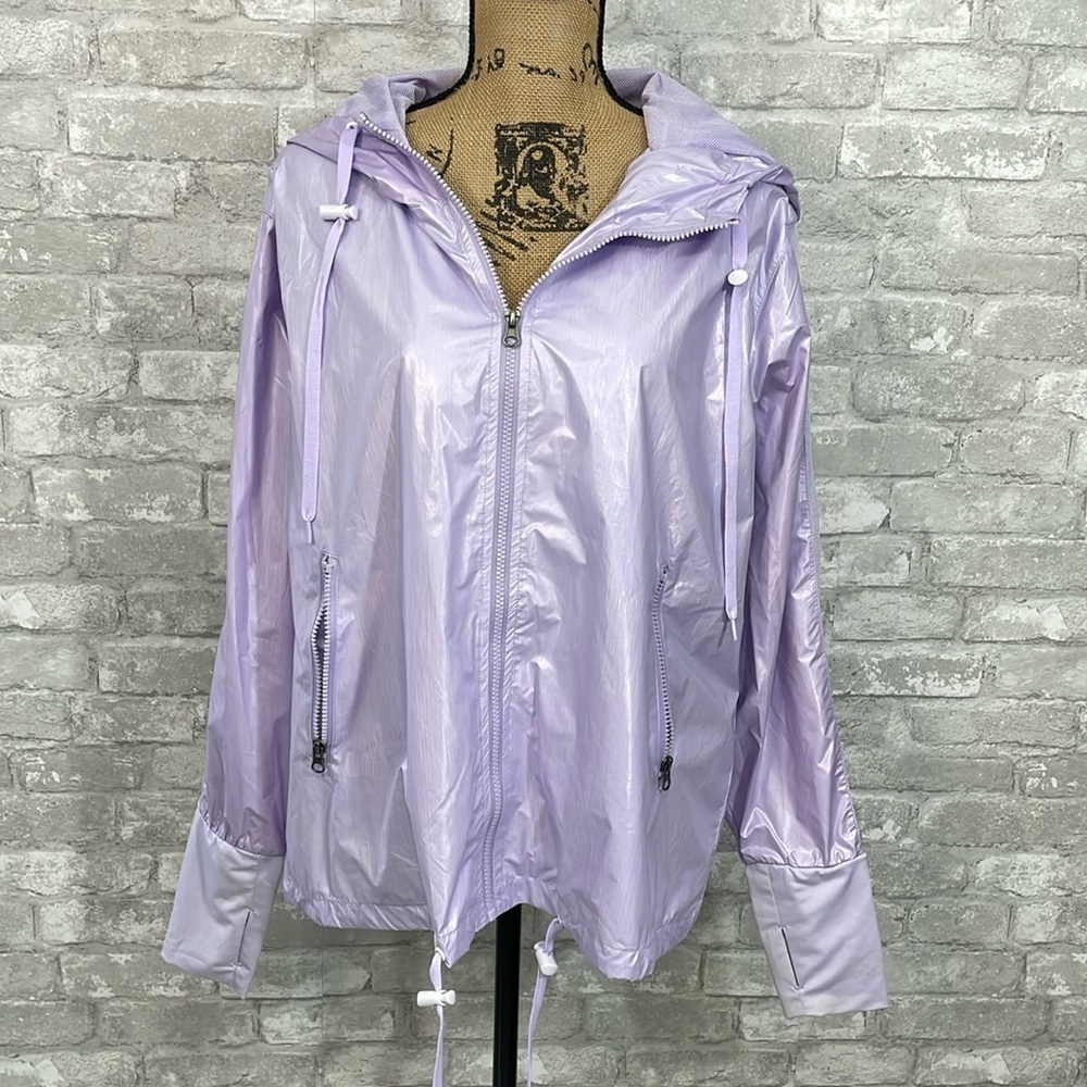 ZYIA Active Lilac Shine Bomber Jacket